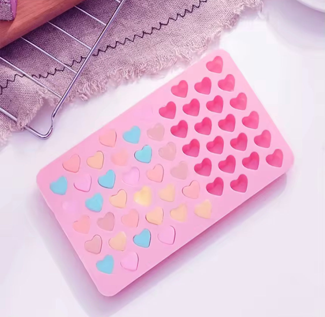 Silicone Heart Shape Chocolate Mold, Cake Decorating Tools, Silicone Love Chocolate Molds Silicone Heart Shape Chocolate Mold, Cake Decorating Tools, Silicone Love Chocolate Molds